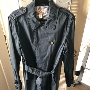 Long Light Windbreaker Coat